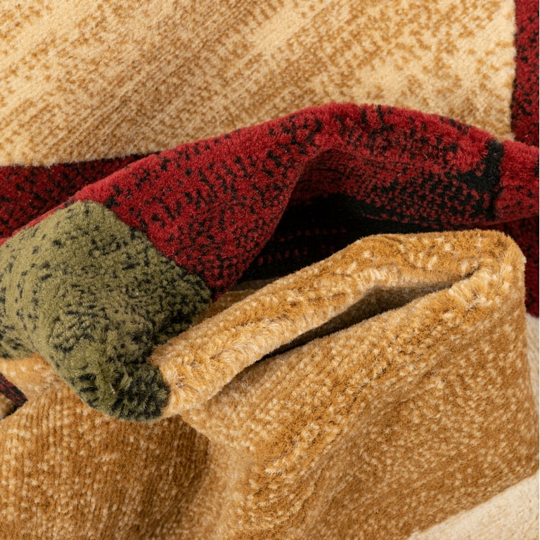Well Woven Dulcet Bingo Red Modern Geometric Area Rug 2' X 7'3 Runner Well Woven Dulcet Bingo Red Modern Geometric Area Rug 2' X 7'3 Runner